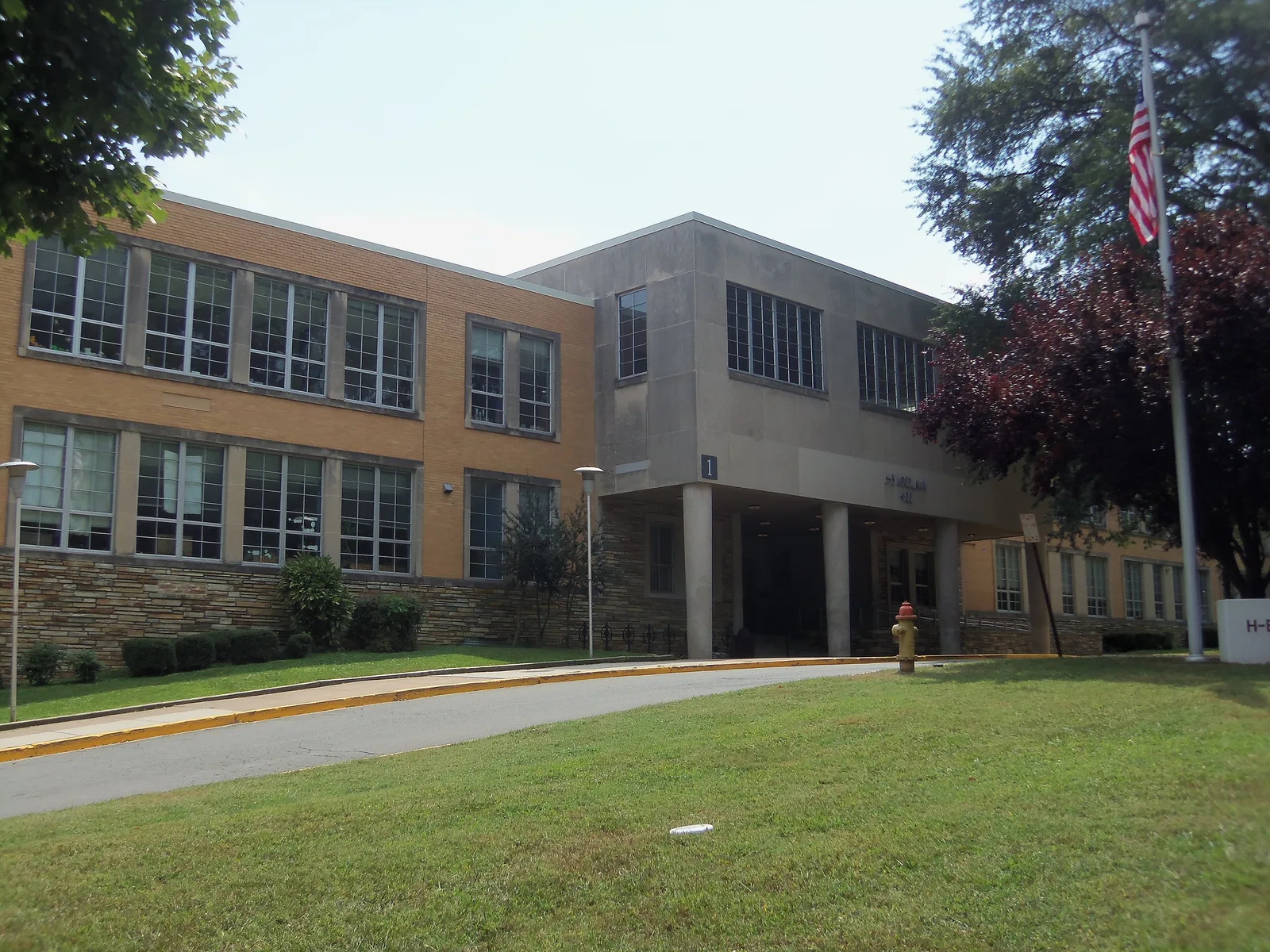 The Heights building on Wilson Boulevard in Rosslyn, home of the H-B Woodlawn Secondary Program.