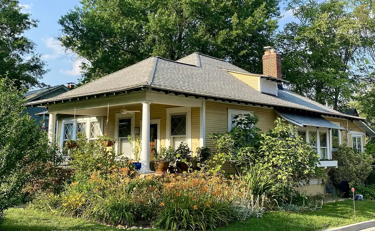 A bungalow in the Cherrydale neighborhood of Arlington.