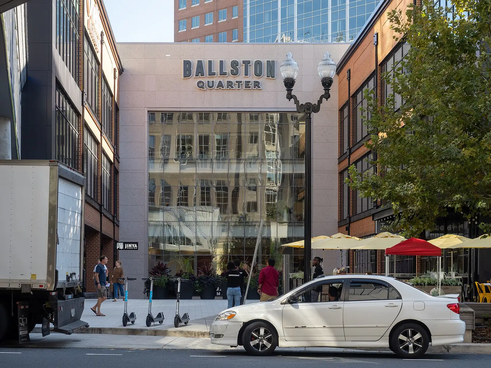 The Ballston Quarter shopping center in Ballston, Arlington.