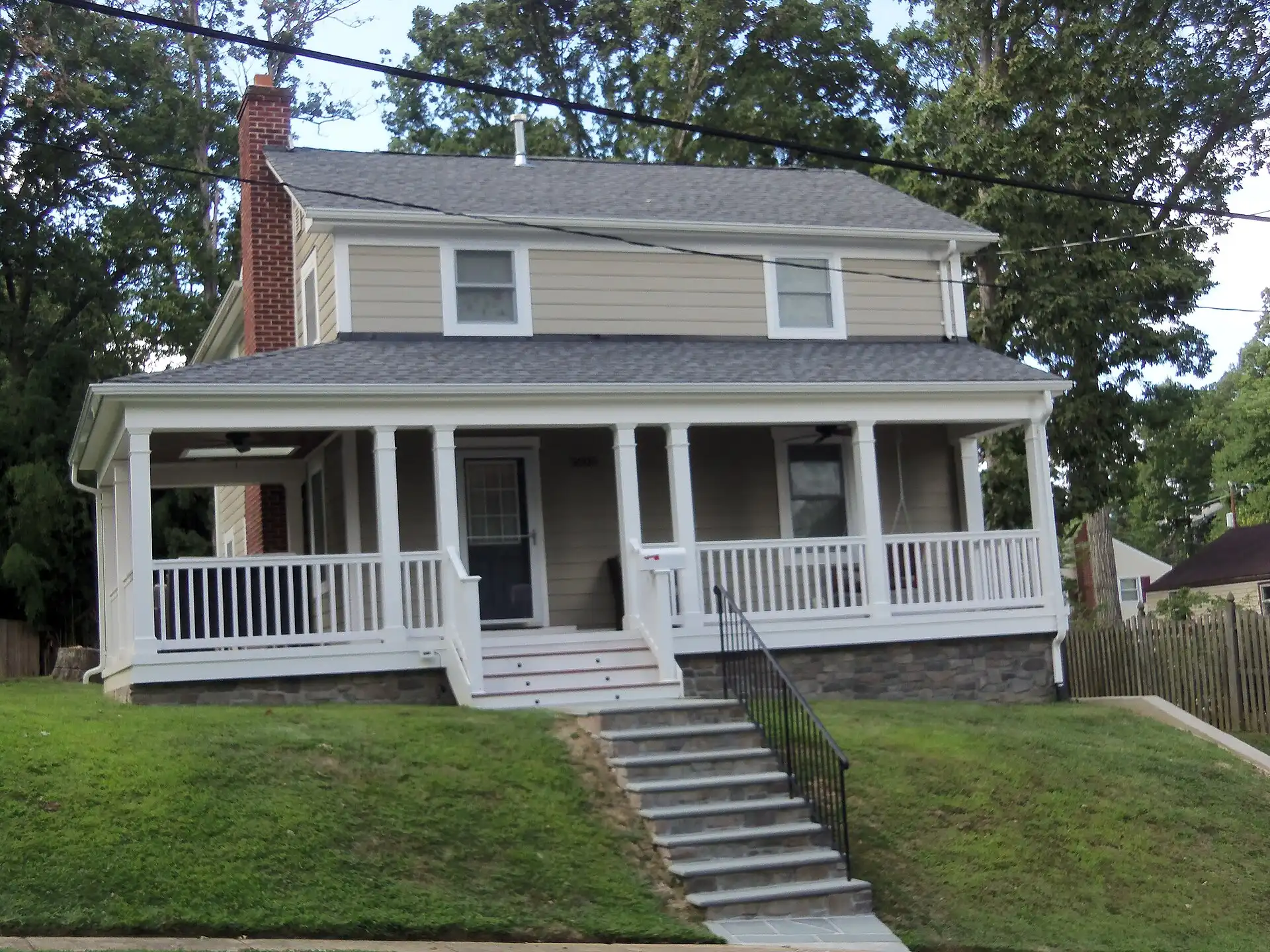 A house in the Claremont Historic District in South Arlington, near Claremont Immersion School.