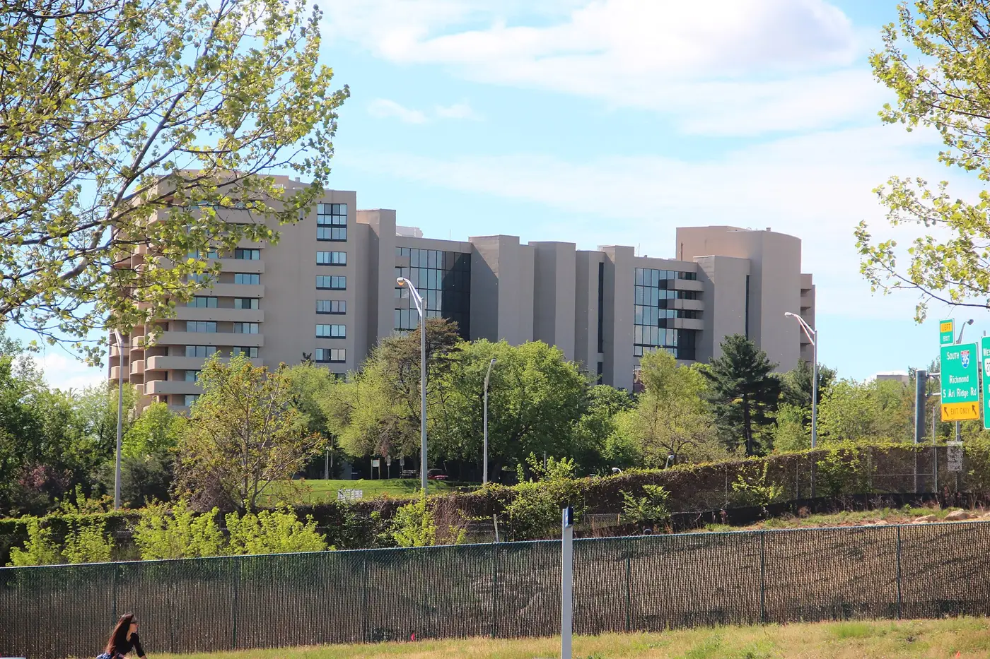 Apartment towers on South Arlington Ridge Road, in the Arlington Ridge area near Hoffman-Boston Elementary.