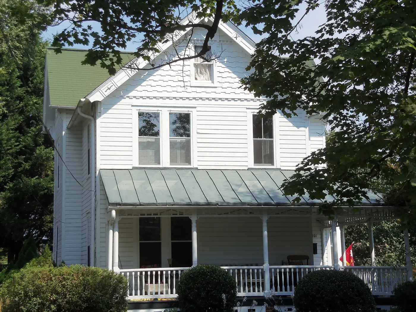 The George Crossman House, about a block from Tuckahoe Elementary in North Arlington.