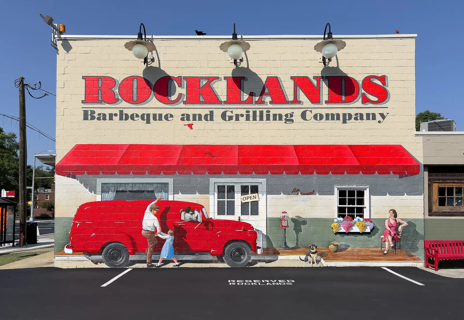 Rocklands Barbeque and Grilling Company on Washington Boulevard in Arlington.