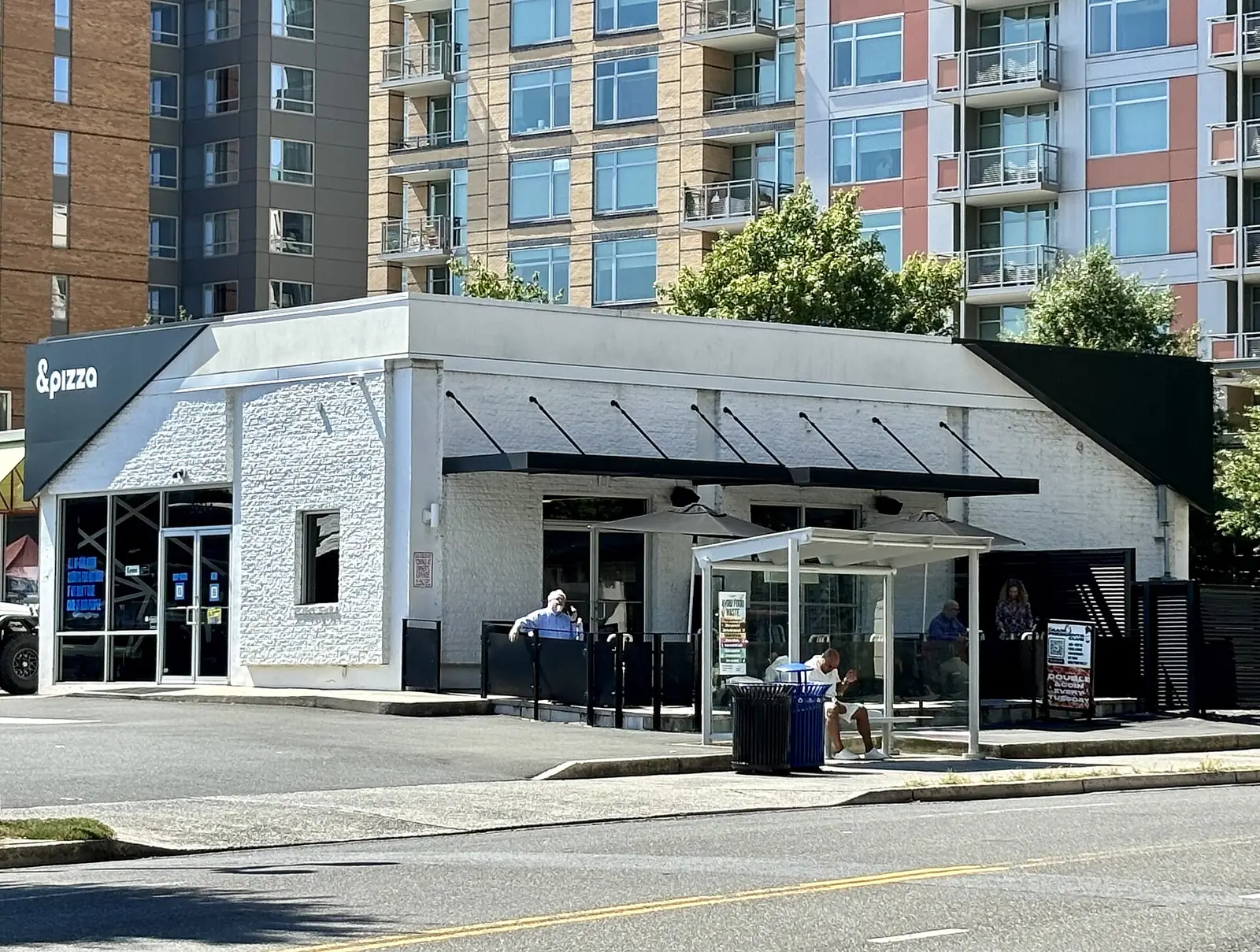 The &pizza shop on Wilson Boulevard in Ballston.